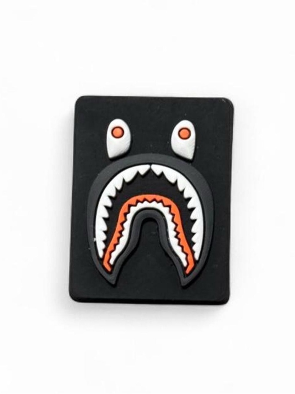 A Bathing Ape (BAPE) Shark Face Shoe Charm – Black Streetwear Icon